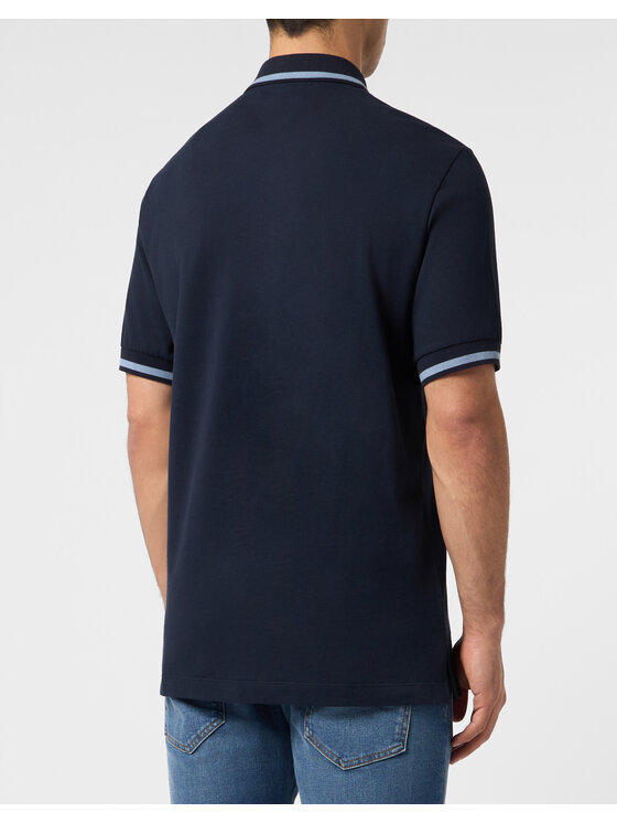 PHILIPP PLEIN PHILIPP PLEIN Polokošile 31372 Tmavomodrá Slim Fit