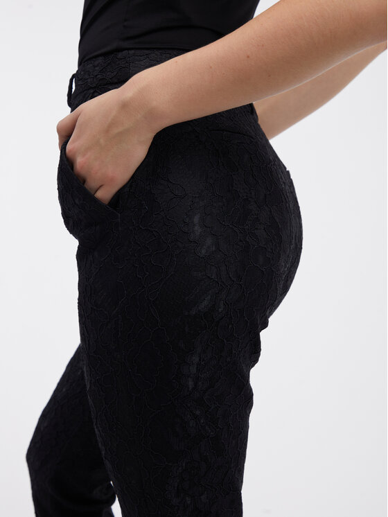 Orsay Orsay Komplet bluza, bluzka i spodnie 353141660000__40 Czarny Regular Fit