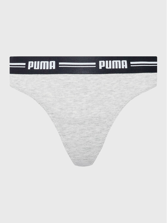 Puma Puma Komplet 2 par stringów 907854 Szary