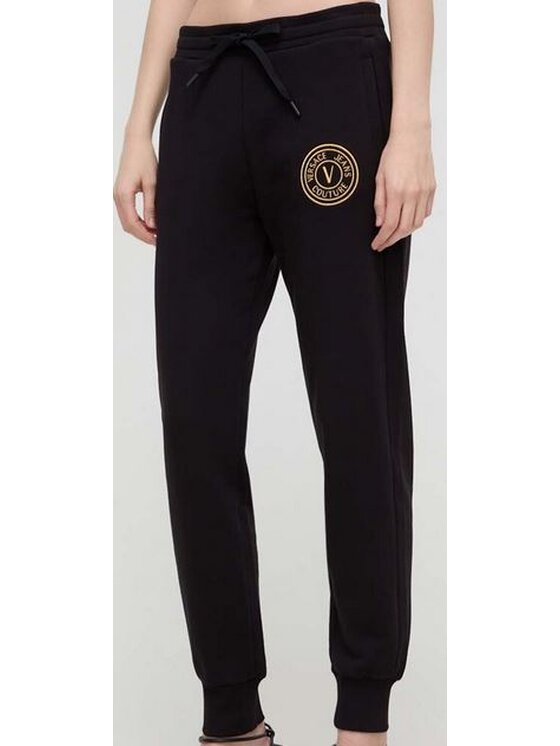 Versace Jeans Couture Versace Jeans Couture Spodnie dresowe 76HAAT02 CF01T G89 Czarny Regular Fit