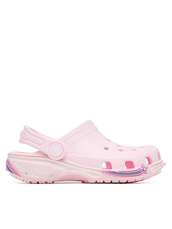 Crocs Crocs Šlepetės Classic Star Sparkle Shaker Clog 211620 Rožinė