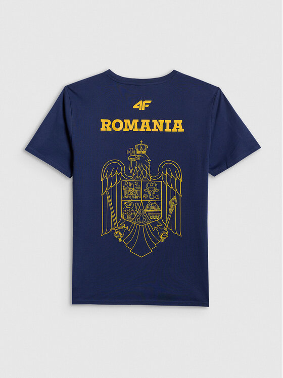 4F 4F T-Shirt TEAMWEAR Granatowy Regular Fit