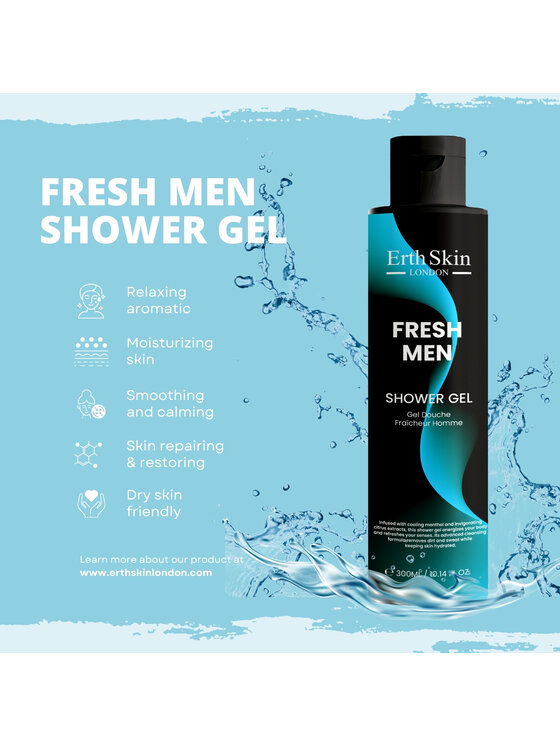 Erthskin London Erthskin London Fresh Men Żel pod prysznic