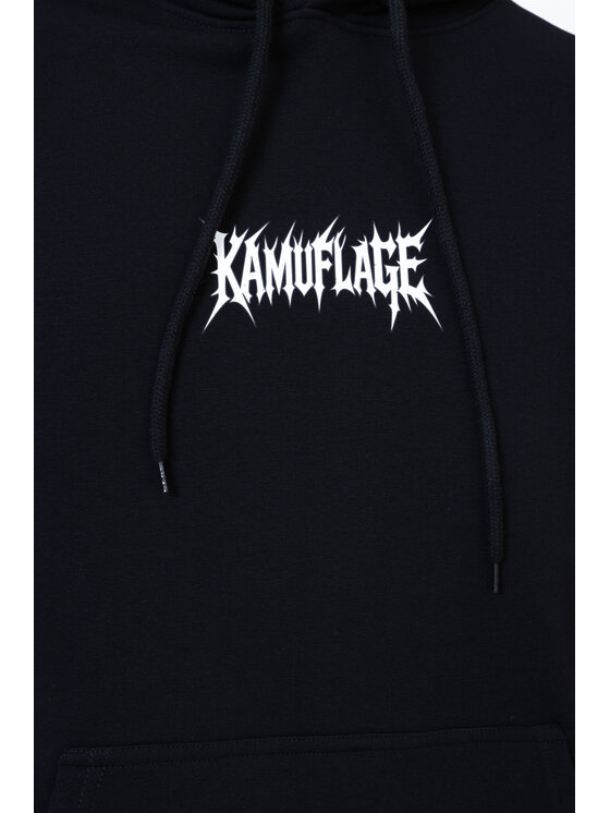 Kamuflage Kamuflage Bluza Skully Czarny Oversize