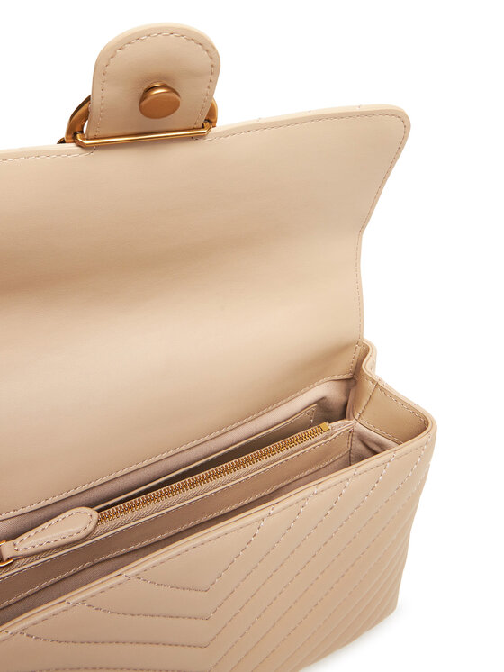 PINKO PINKO Rankinė Love Lady Puff Classic Cl PE 25 PLTT 100043 A0GK Smėlio