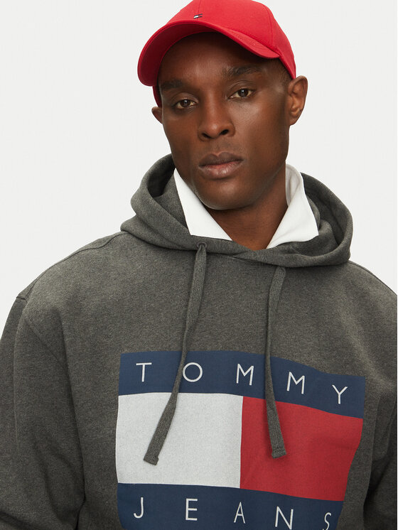 Tommy Jeans Tommy Jeans Majica dugih rukava DM0DM20591 Siva Relaxed Fit
