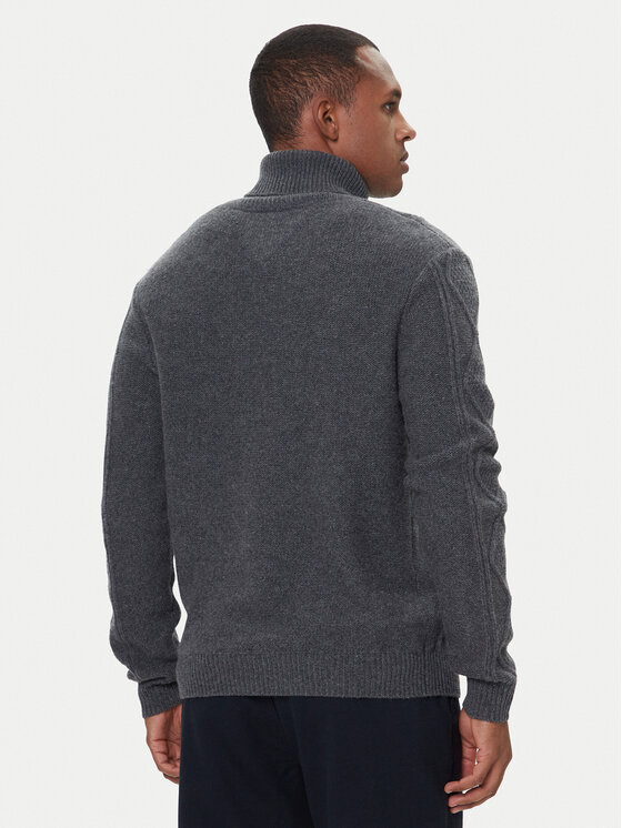 Tommy Hilfiger Tommy Hilfiger Dolčevita MW0MW40914 Siva Regular Fit