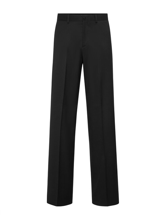 PHILIPP PLEIN PHILIPP PLEIN Spodnie materiałowe 24127 Czarny Wide Fit