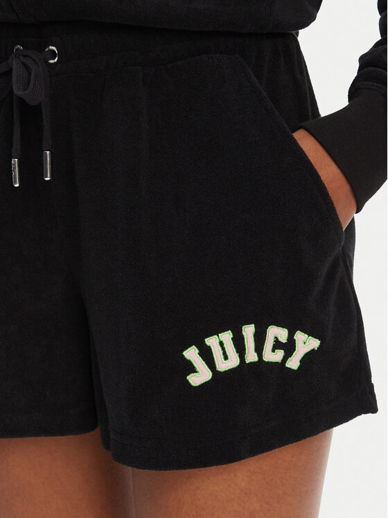 Juicy Couture Juicy Couture Športové kraťasy Perkin JCWHS125322 Čierna Relaxed Fit