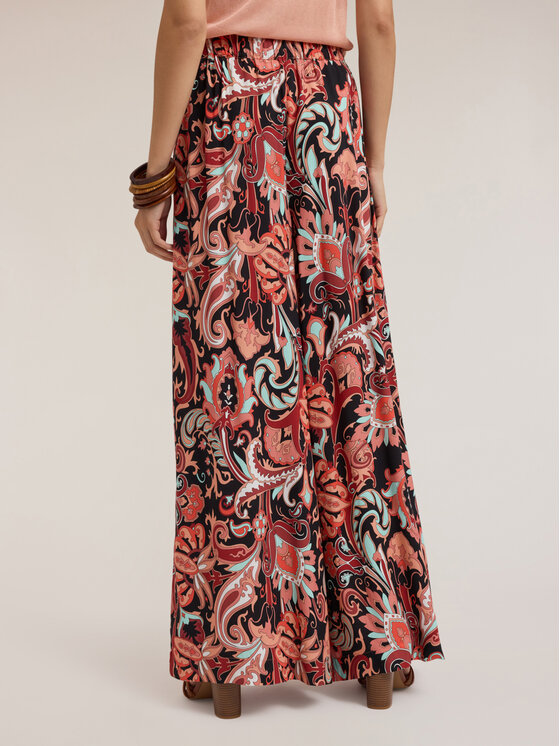 Motivi Motivi Pantaloni di tessuto P159W000811N0R6 Rosso Over Fit