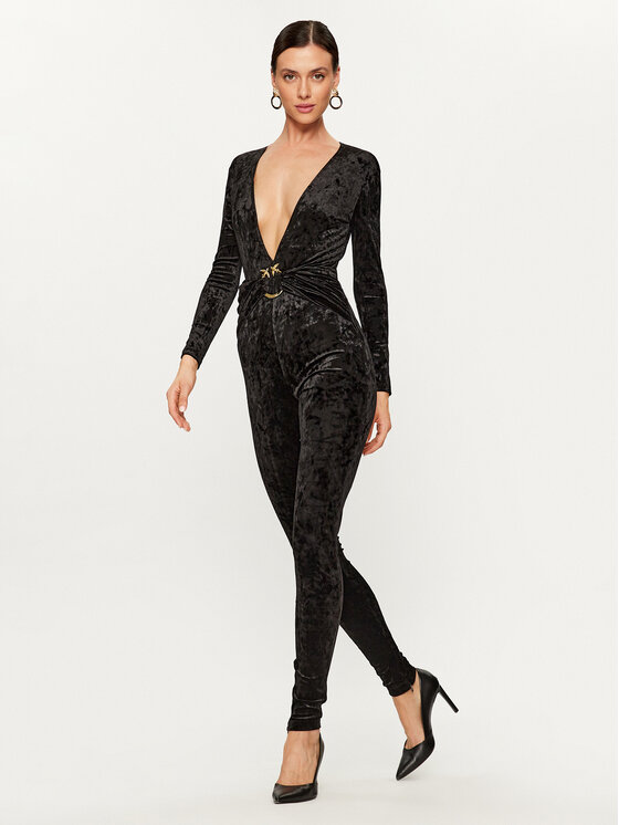 PINKO Pinko Kombinezons Tecna 102230 A19O Melns Slim Fit