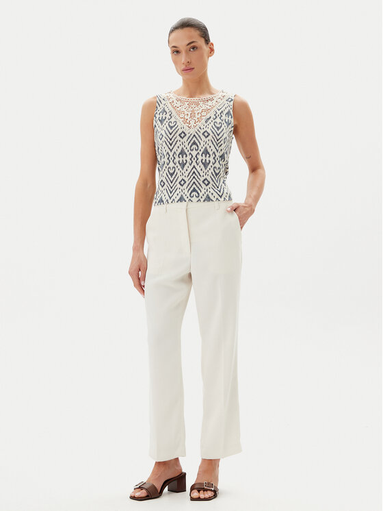 JDY JDY Топ Dodo 15296246 Écru Regular Fit