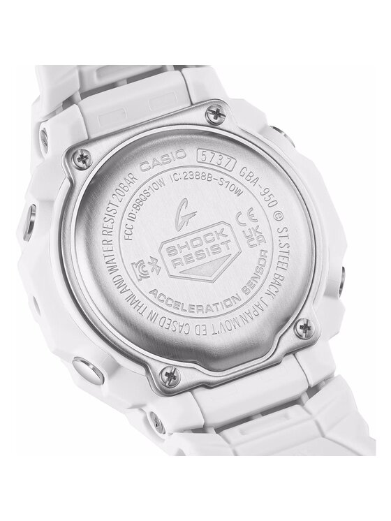 Casio Casio Zegarek GBA-950-7A2ER Biały