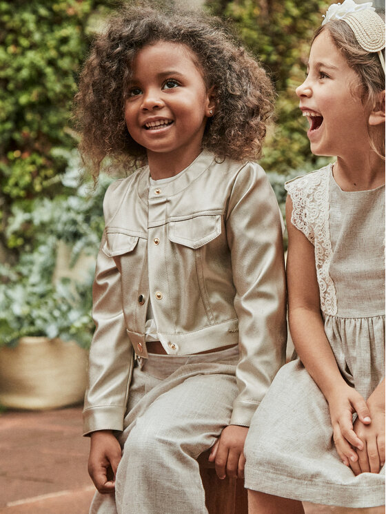 Mayoral Mayoral Demisezoninė striukė 3404 Auksinė Slim Fit