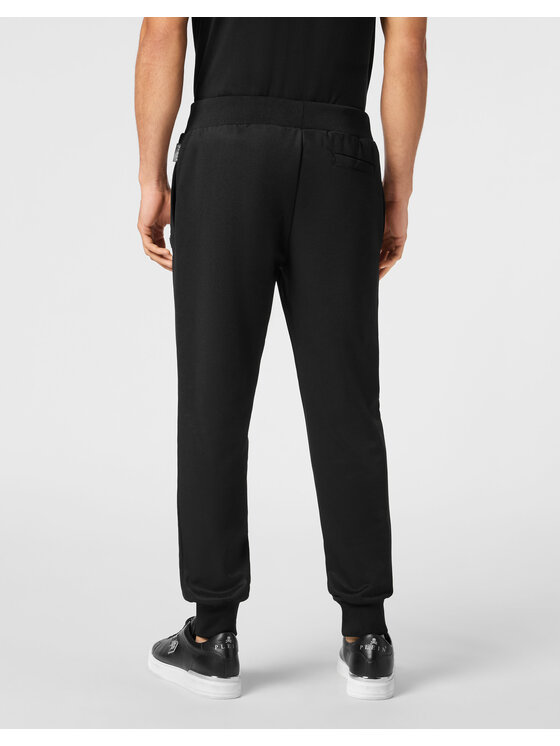 PHILIPP PLEIN PHILIPP PLEIN Jogger nohavice 9577 Čierna Jogger Fit