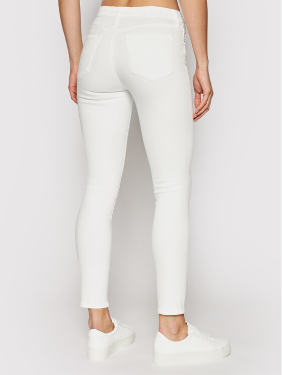 Calvin Klein Jeans Calvin Klein Jeans Jeansy J20J215858 Biały Skinny Fit