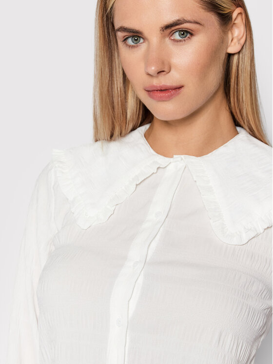Noisy May Noisy May Риза Sigrid 27020315 Бял Regular Fit