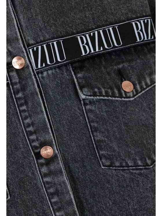 BIZUU BIZUU Jeansová bunda PASSA Černá Standard Fit