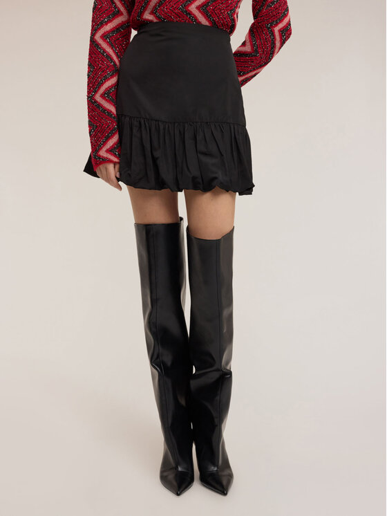 Motivi Motivi Gonna midi 1005Q001166N033 Nero Flared Fit