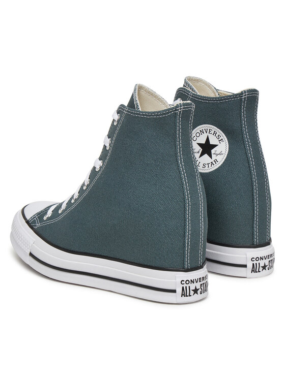 Converse Converse Кецове Chuck Taylor All Star Wedge A13841C Зелен