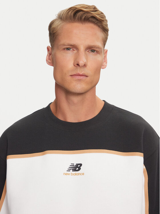 New Balance New Balance Pulóver Classics MT43525BK Fekete Relaxed Fit