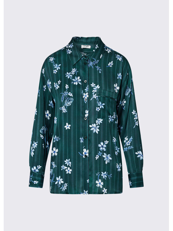 Liu Jo Liu Jo Camicia WF6202TS061L9304 Verde Regular Fit