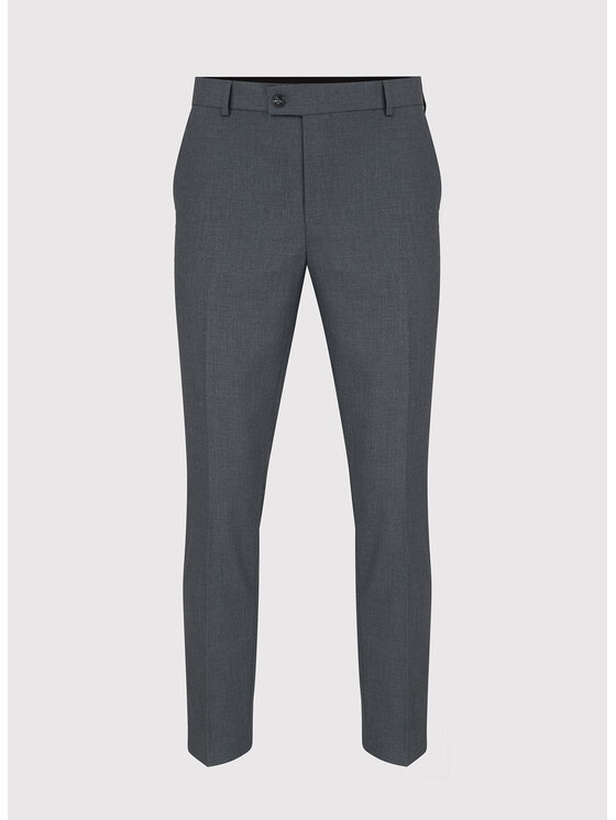 Pako Lorente Pako Lorente Spodnie garniturowe P24SF-6G-020 Szary Slim Fit