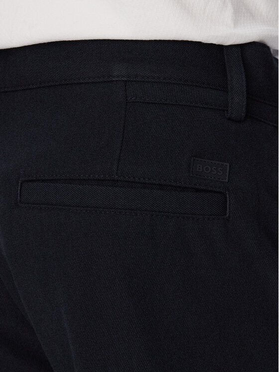 BOSS BOSS Pantaloni chino Chino-St1 50569658 Blu scuro Tapered Leg