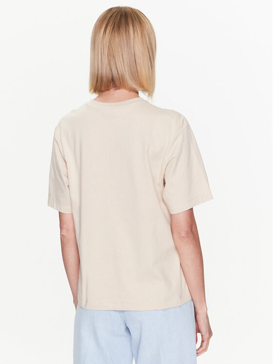 Calvin Klein Calvin Klein T-Shirt Coordinates Logo Graphic K20K204996 Beżowy Regular Fit