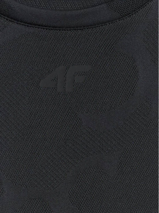 4F 4F Koszulka techniczna ATHLETIC Czarny Regular Fit