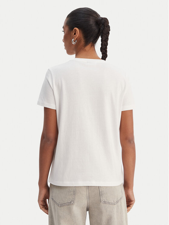 Desigual Desigual T-shirt 26SWTK51 Bianco Regular Fit