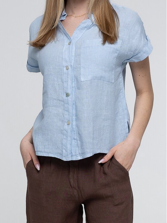 Perso Perso Halenka CHCE255027F Světle modrá Regular Fit