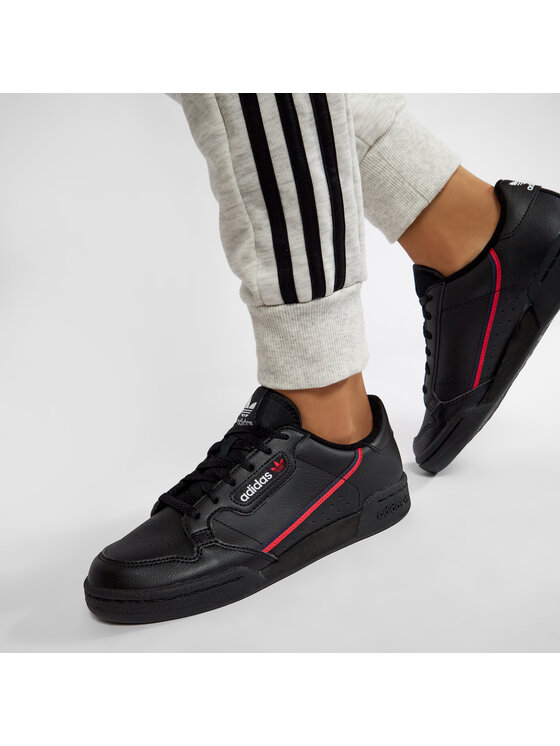 adidas adidas Sneakersy Continental 80 J F99786 Čierna