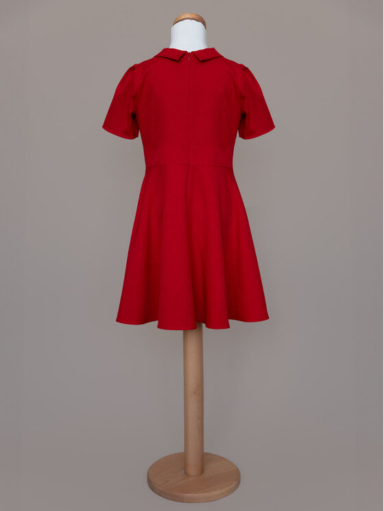 SLY SLY Sukienka 5W-06 Czerwony Comfortable Fit