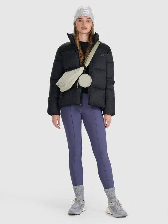 4F 4F Giubbotto piumino 4FWAW25TDJAF581-20S Nero Regular Fit