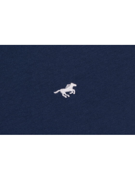 Mustang Mustang T-Shirt Style Alex Granatowy Regular Fit