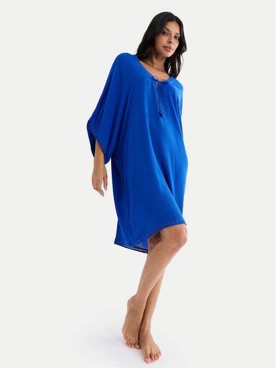 Triumph Triumph Plážové šaty Beach MyWear 10226474 Modrá Relaxed Fit