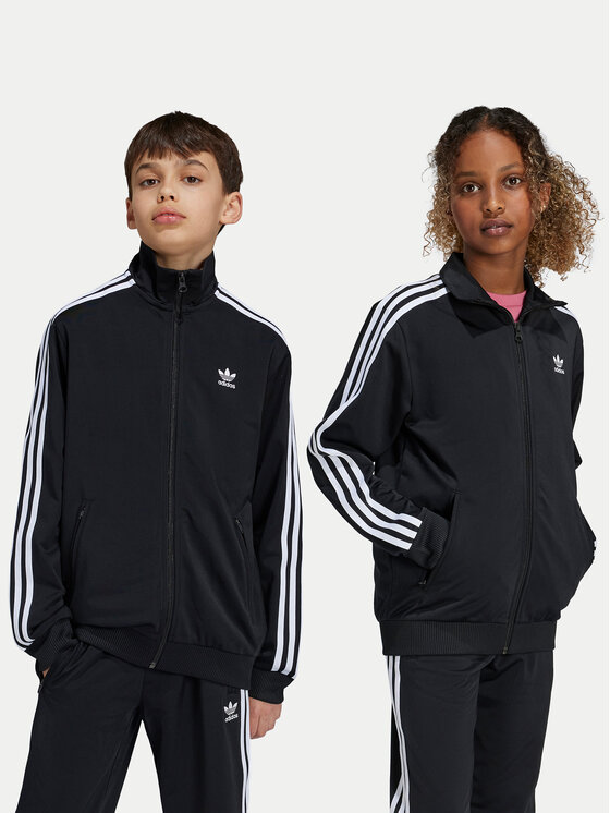 adidas adidas Pulóver Firebird IY9800 Fekete Regular Fit