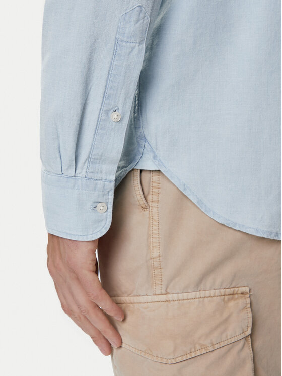 Tommy Hilfiger Tommy Hilfiger Риза MW0MW39431 Светлосиньо Regular Fit