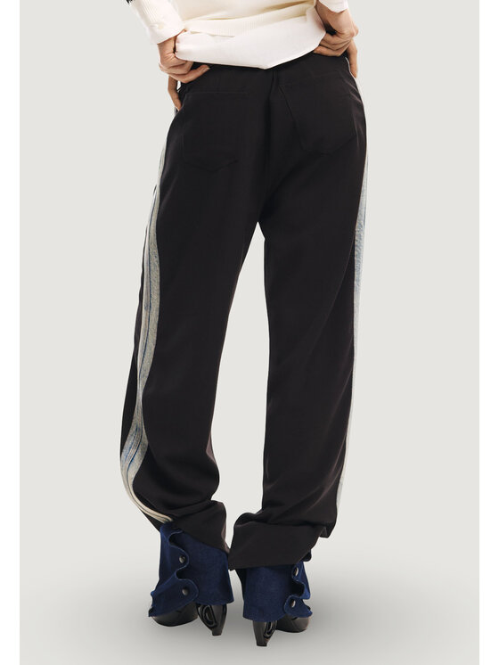 Desigual Desigual Παντελόνι chino PANT_MIRANDA Μαύρο Boot Fit