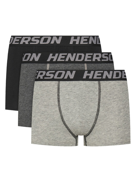 Henderson Henderson Set od 3 para bokserica Onset 42740 Siva