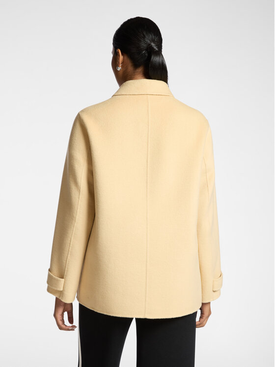 Elena Mirò Elena Mirò Cappotto invernale 8156P100072N012 Crema A-Line Fit