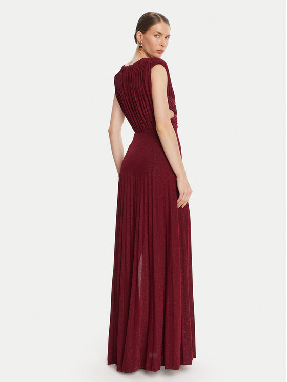 Elisabetta Franchi Elisabetta Franchi Sukienka wieczorowa AB-R15-56E2-V690 Bordowy Regular Fit