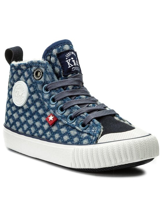 Big Star Shoes Big Star Shoes Auliniai batai Y374043 Tamsiai mėlyna