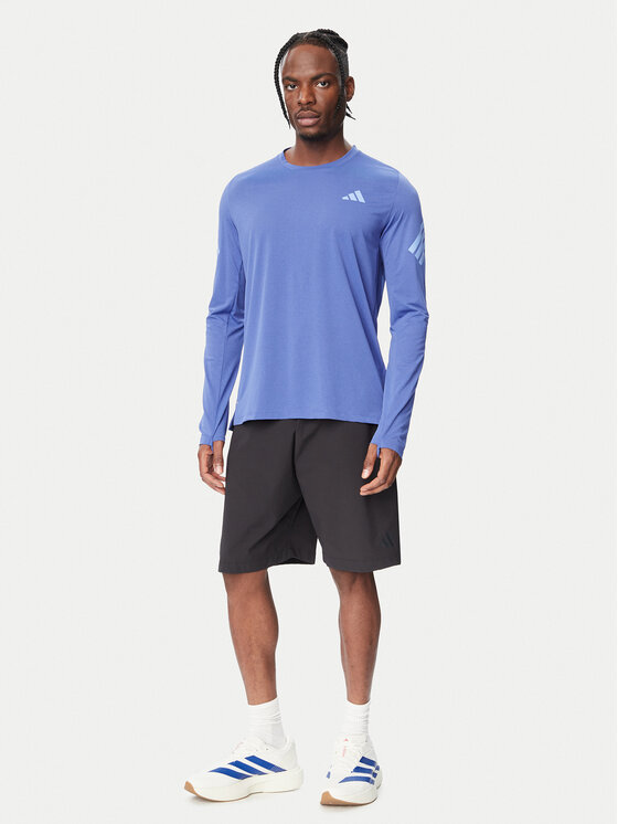 adidas adidas Тениска от техническо трико Adi365 Iconic KS5799 Син Regular Fit