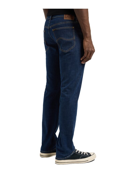 Lee Lee Jeansy 112370642 Granatowy Regular Fit