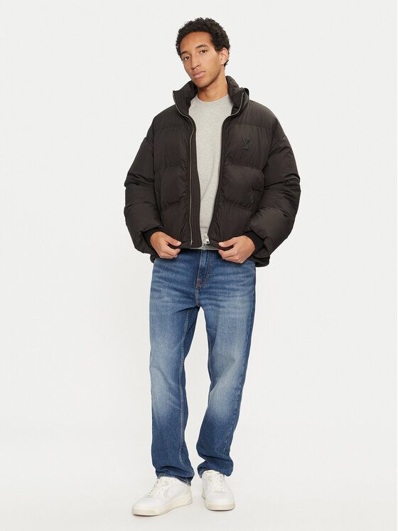 AMI PARIS AMI PARIS Žieminė striukė HJK403.PA0009 Juoda Regular Fit