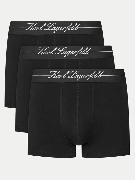KARL LAGERFELD KARL LAGERFELD Set di 3 boxer A1M47089 Nero