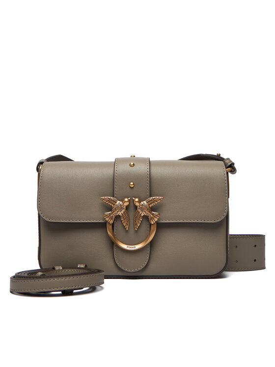 PINKO PINKO Geantă Love One Mini Slouchy Fl Al 25-26 104340 A0QO Gri