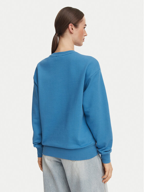 Calvin Klein Jeans Calvin Klein Jeans Bluza Monologo LV047B234G Niebieski Relaxed Fit